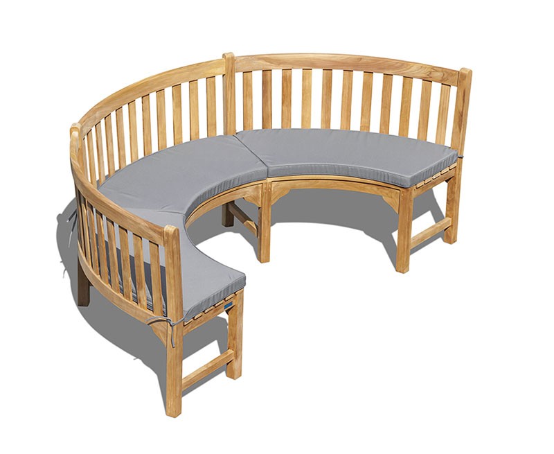 Henley Teak Semi-Circle Bench Henley Teak Semi-Circle Bench