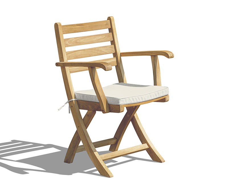 Suffolk Teak Folding Armchair