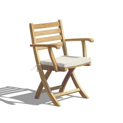 Suffolk Teak Folding Armchair