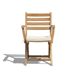Suffolk Teak Folding Armchair