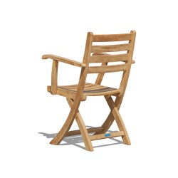 Suffolk Teak Folding Armchair