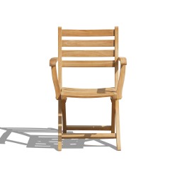 Suffolk Teak Folding Armchair