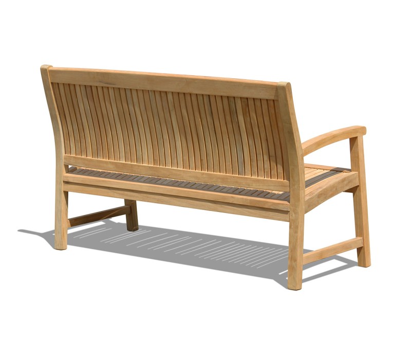 Stanford Teak High Back Bench  - 1.5m