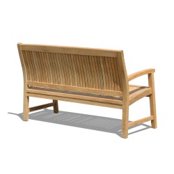 Stanford Teak High Back Bench  - 1.5m