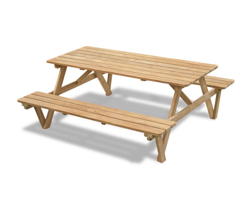Luxury Teak Picnic Bench - 1.8m
