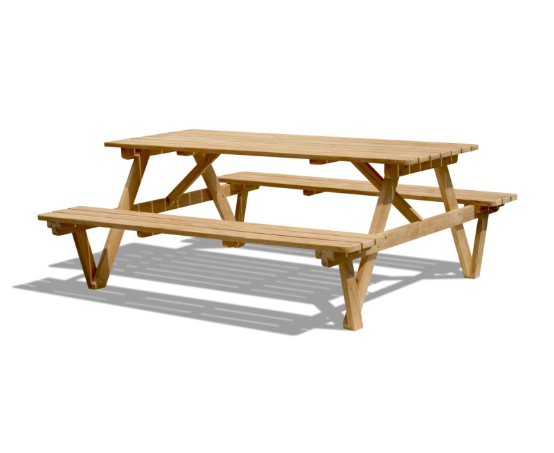 Luxury Teak Picnic Bench - 1.8m