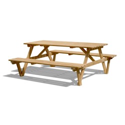 Luxury Teak Picnic Bench - 1.8m