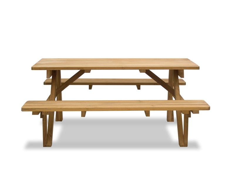 Luxury Teak Picnic Bench - 1.5m
