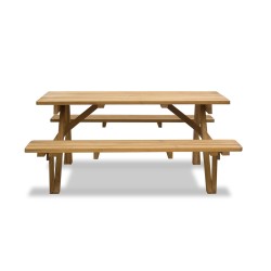 Luxury Teak Picnic Bench - 1.5m