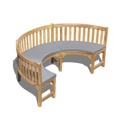Henley Semi-Circle Armless Bench Cushion