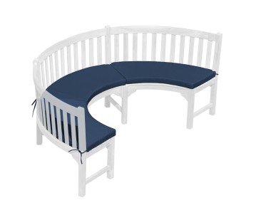 Henley Semi-Circle Armless Bench Cushion