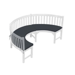 Henley Semi-Circle Armless Bench Cushion
