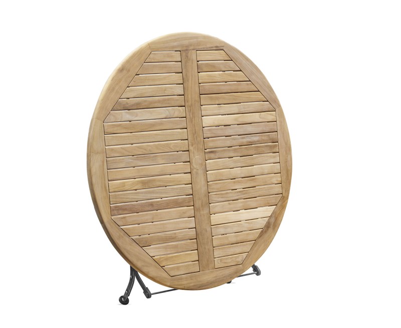 Folding Garden Bistro Table, Round,...