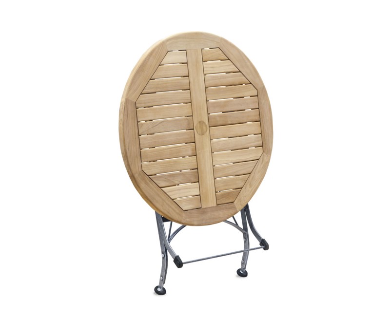 Round Outdoor Bistro Table, Black – 0.8m Round Outdoor Bistro Table, Black – 0.8m