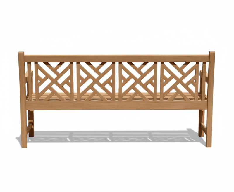 Princeton Teak Chippendale Bench