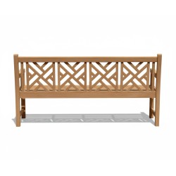 Princeton Teak Chippendale Bench