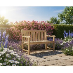 Windsor Teak Garden Bench - 1.2m