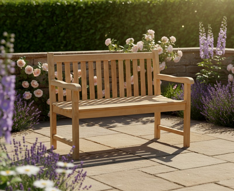 Windsor Teak Garden Bench - 1.2m