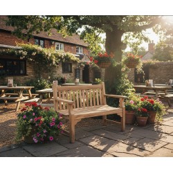 Taverners Teak Small Bench - 1.2m