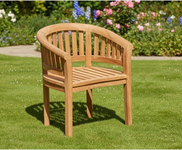 Wimbledon Teak Banana Chair 2
