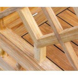 Rose Garden Teak Arbour Bench