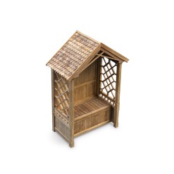 Rose Garden Teak Arbour Bench
