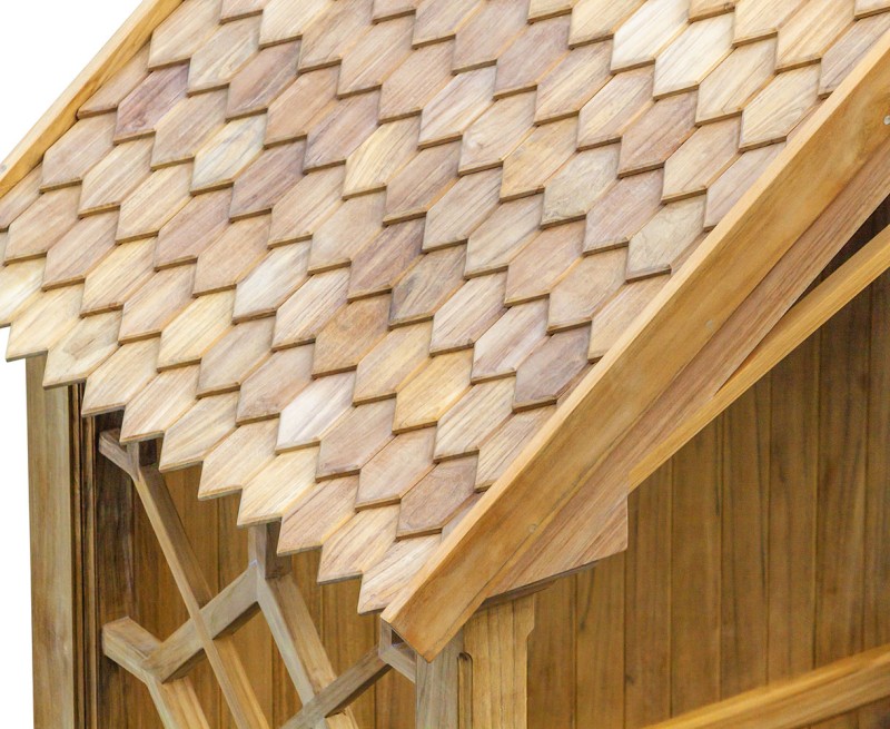 Rose Garden Teak Arbour Bench