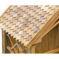 Rose Garden Teak Arbour Bench