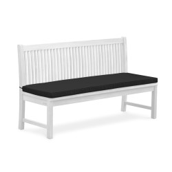 Canterbury 4 Seater Bench Cushion - Black