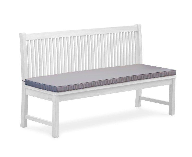 Canterbury 4 Seater Bench Cushion - Grey