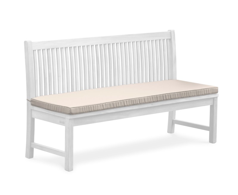 Canterbury 4 Seater Bench Cushion - Ecru/Natural