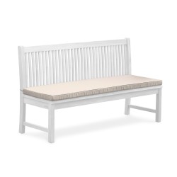 Canterbury 4 Seater Bench Cushion - Ecru/Natural