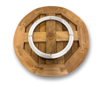 Outdoor Wooden Lazy Susan – 0.5m 2