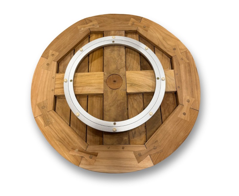 Large Lazy Susan, Teak – 0.6m