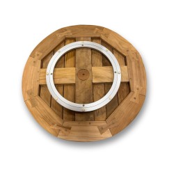 Large Lazy Susan, Teak – 0.6m