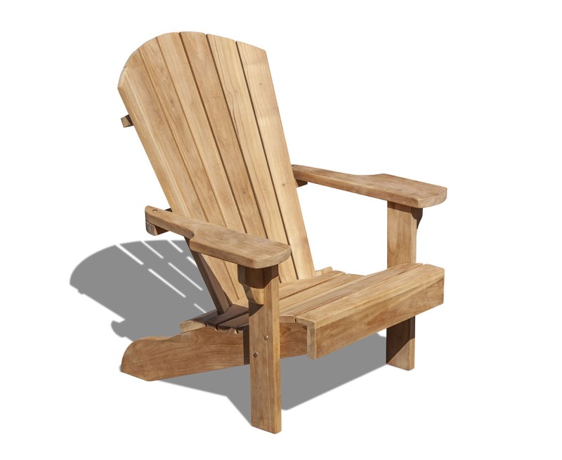 Teak Wood Adirondack Bear Chair