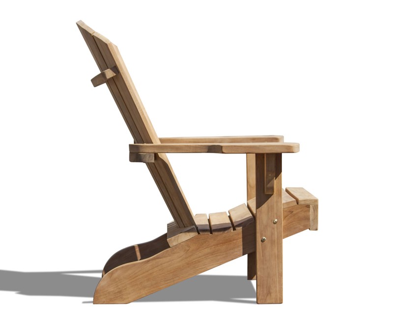 Teak Wood Adirondack Bear Chair