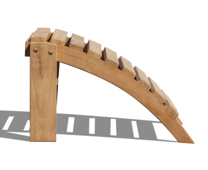 Teak Adirondack Leg Rest