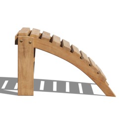 Teak Adirondack Leg Rest