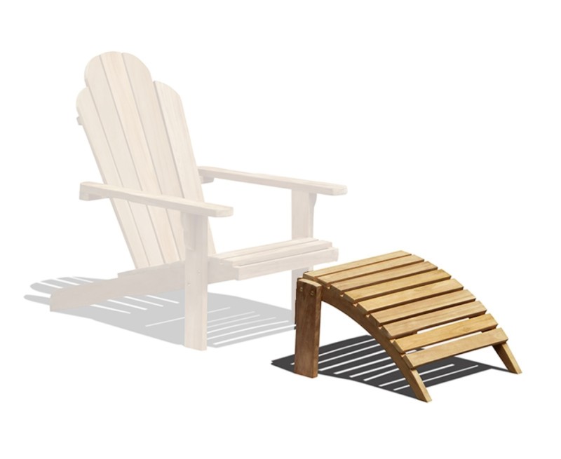 Teak Adirondack Leg Rest
