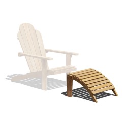 Teak Adirondack Leg Rest