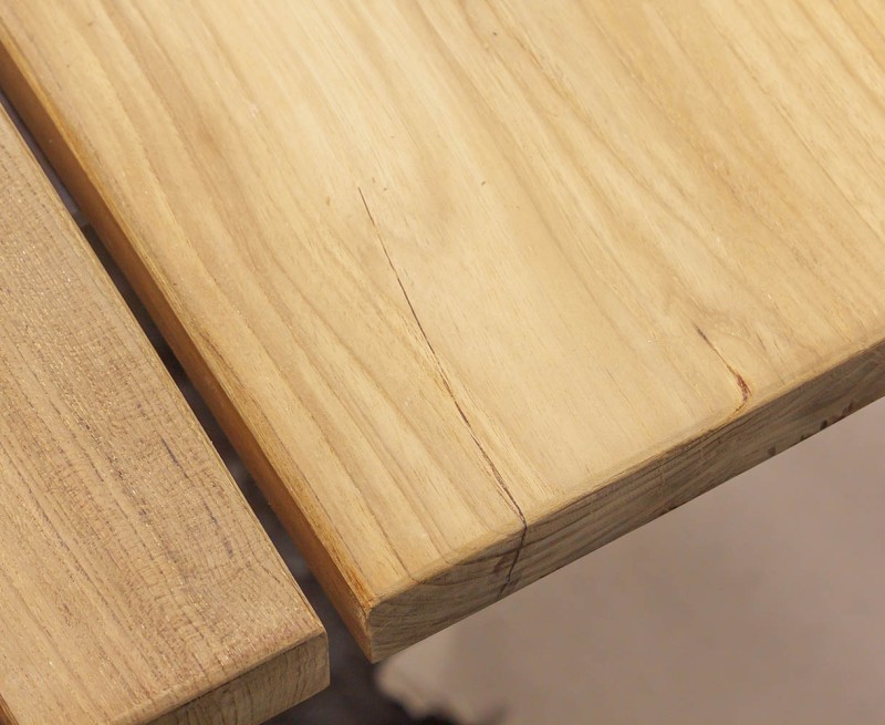 Marina Rectangular 2.2m Teak and Metal Garden Table