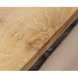 Marina Rectangular 2.2m Teak and Metal Garden Table