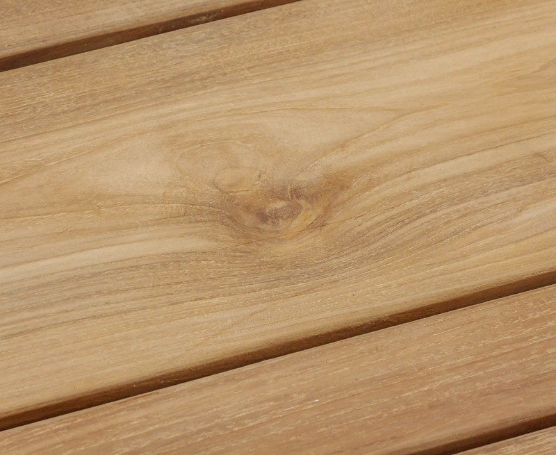 Marina Rectangular 2.2m Teak and Metal Garden Table