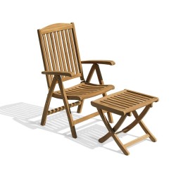 recliner armchair with ottoman