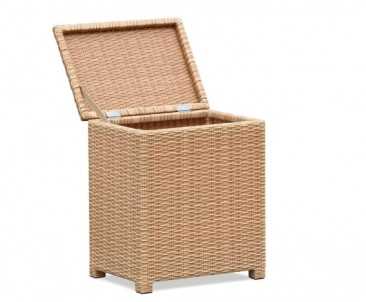 Tango Rattan Garden Storage Box - Honey Wicker