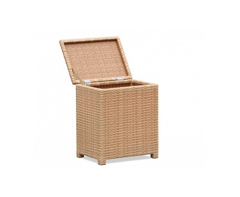 Tango Rattan Garden Storage Box - Honey Wicker