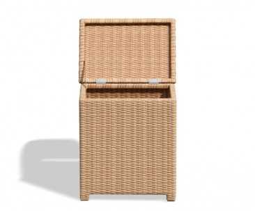 Tango Rattan Garden Storage Box - Honey Wicker 2
