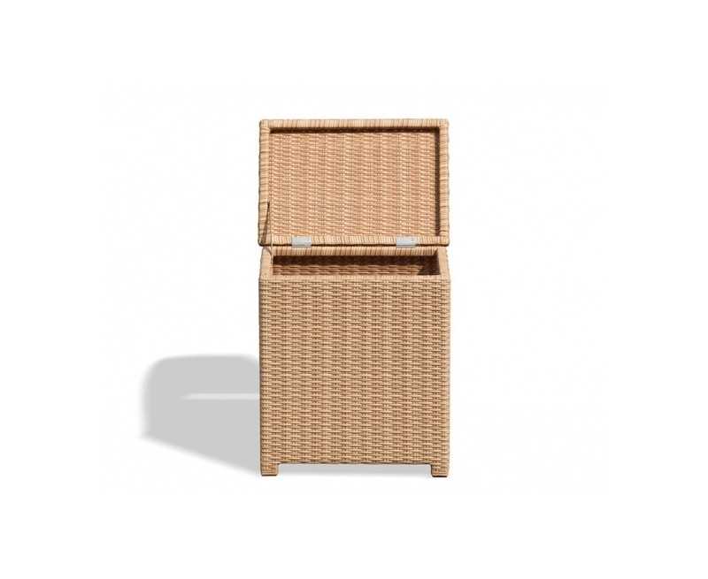 Tango Rattan Garden Storage Box - Honey Wicker