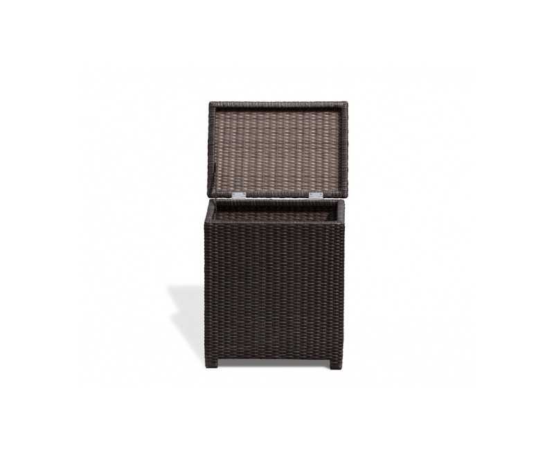 Tango Rattan Garden Storage Box - Java Brown